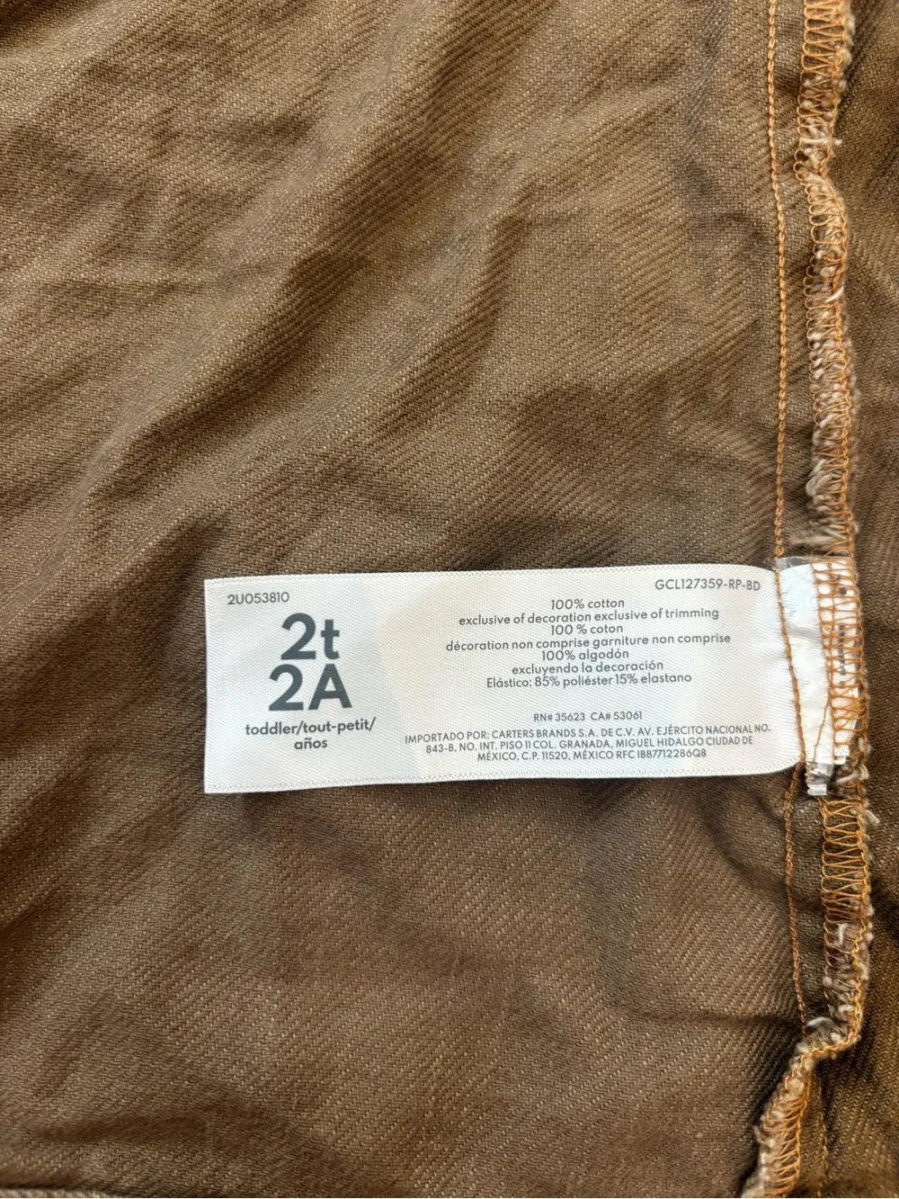 Carters gently worn